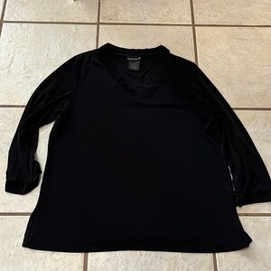 Citiknits Black Top Made in USA Vintage